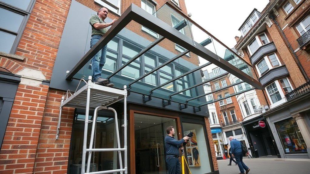 Shopfront Canopy Stamford Hill