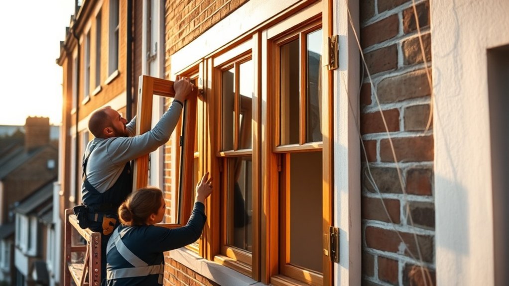 Wooden Window Installation Stamford Hill